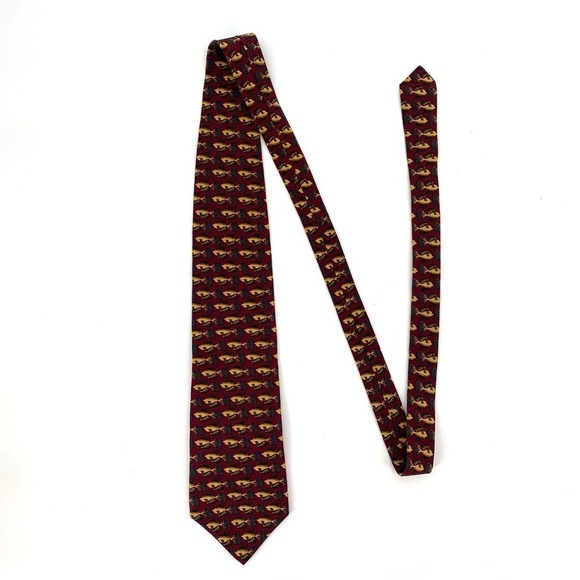 J. Garcia by Stonehenge “Fish” Vintage Men’s Silk Tie Made in USA Quirky - Picture 5 of 8